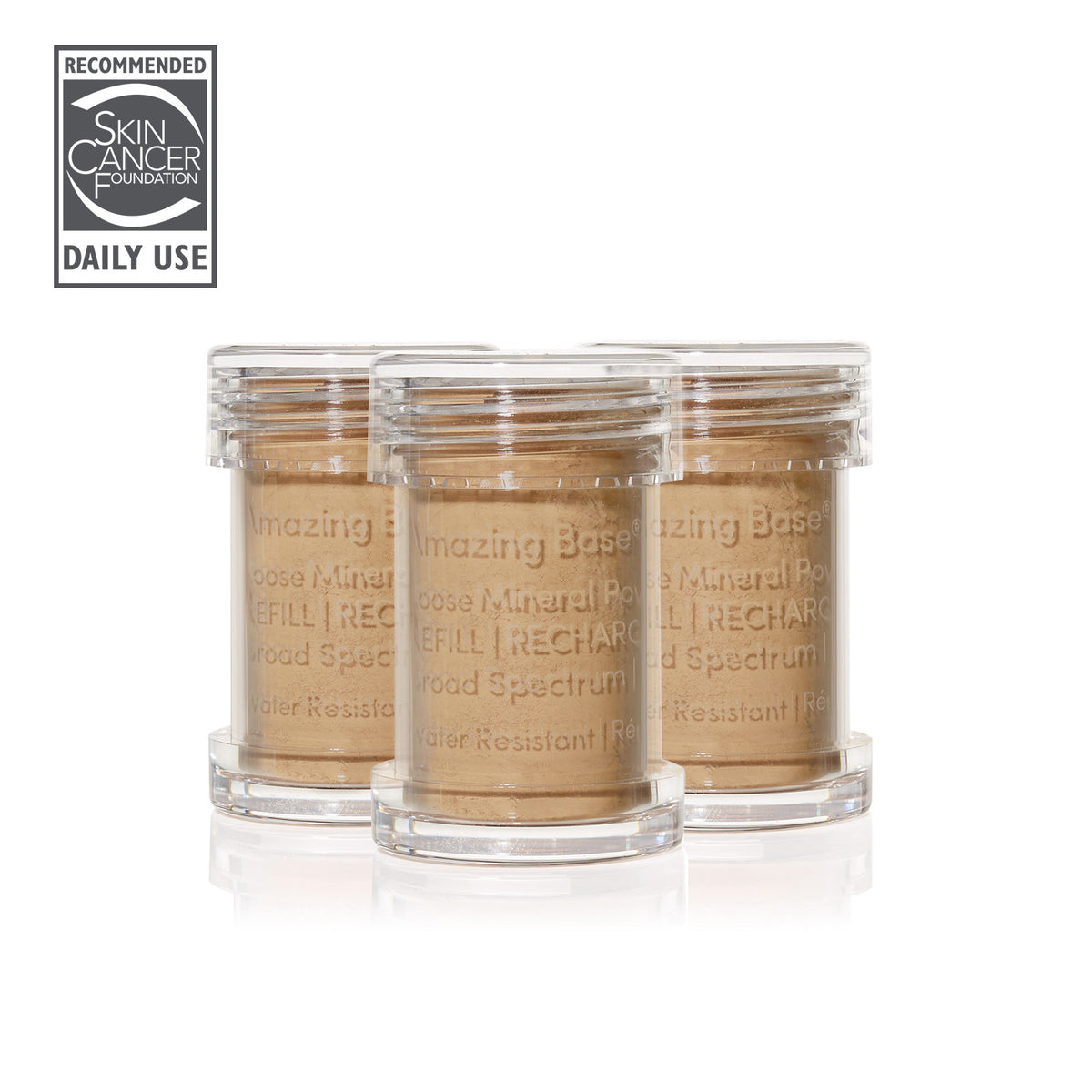 jane iredale - Amazing Base Refillable Brush - Riviera - 3er Refill (Auslaufartikel) - Make-up Pinsel Refill - jane iredale Mineral Make-up - Care Concept Onlineshop - Vertrieb für Premium Wirkstoffkosmetik