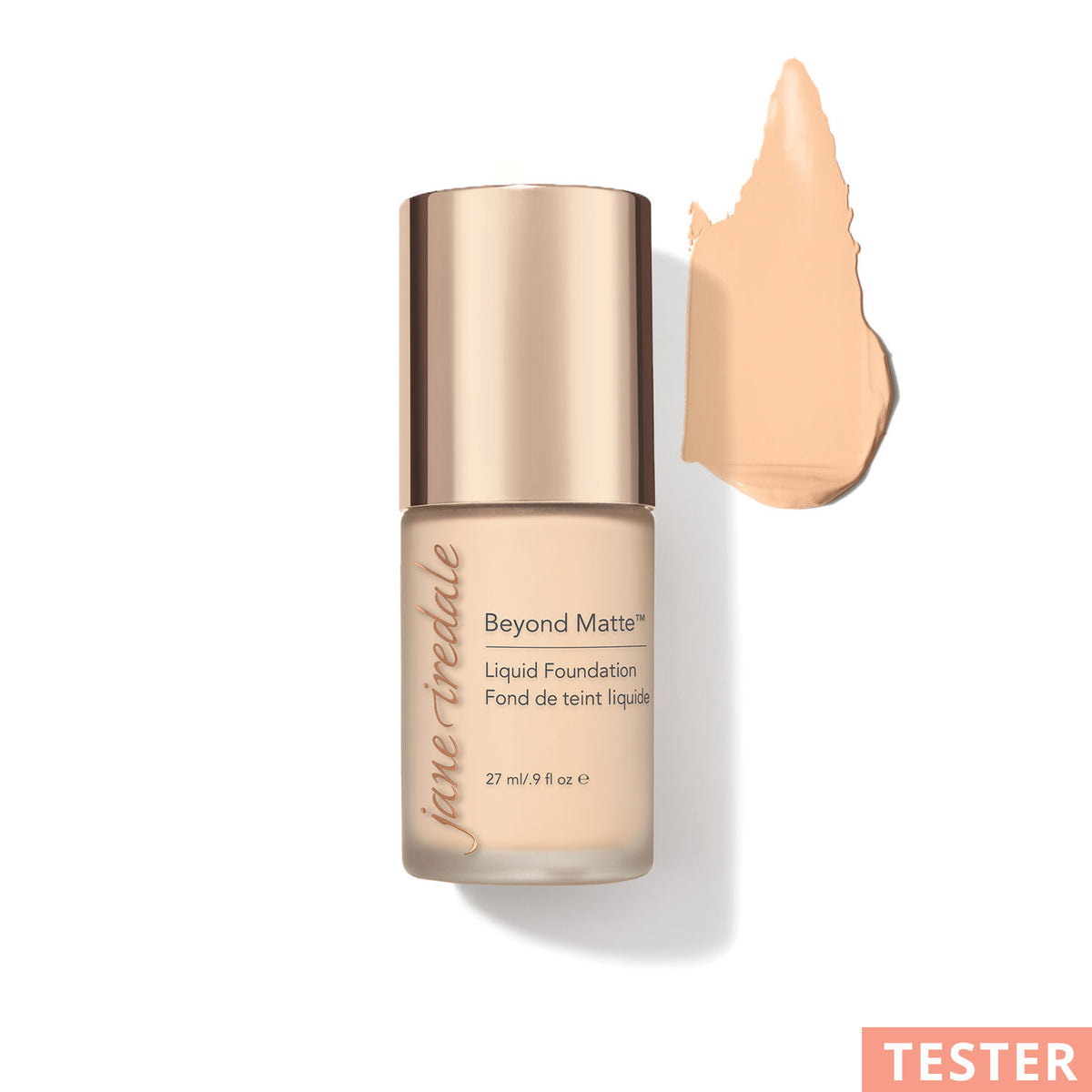 jane iredale - Beyond Matte Liquid Foundation - M1 - TESTER - Flüssige Foundation - jane iredale Mineral Make-up - Care Concept Onlineshop - Vertrieb für Premium Wirkstoffkosmetik