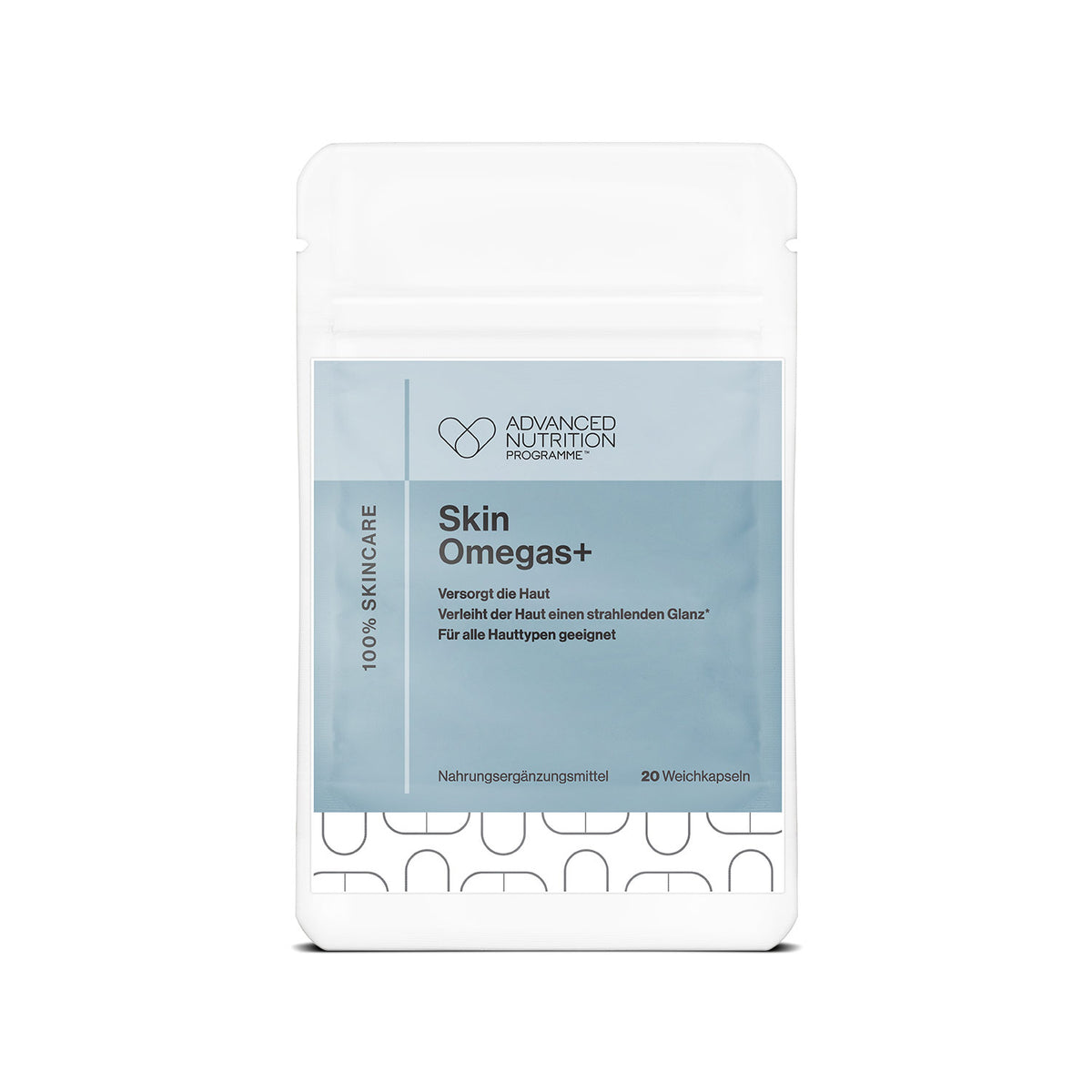 Advanced Nutrition Programme - Skin Omegas+ Reisegröße - Nahrungsergänzung - Advanced Nutrition Programme - Care Concept Onlineshop - Vertrieb für Premium Wirkstoffkosmetik