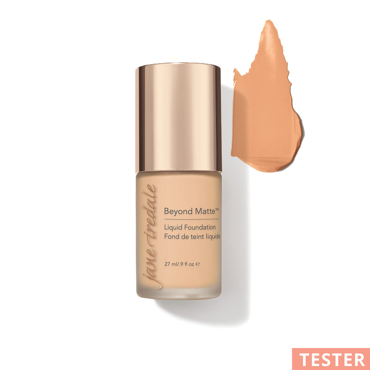 jane iredale - Beyond Matte Liquid Foundation - M3 - TESTER - Flüssige Foundation - jane iredale Mineral Make-up - Care Concept Onlineshop - Vertrieb für Premium Wirkstoffkosmetik