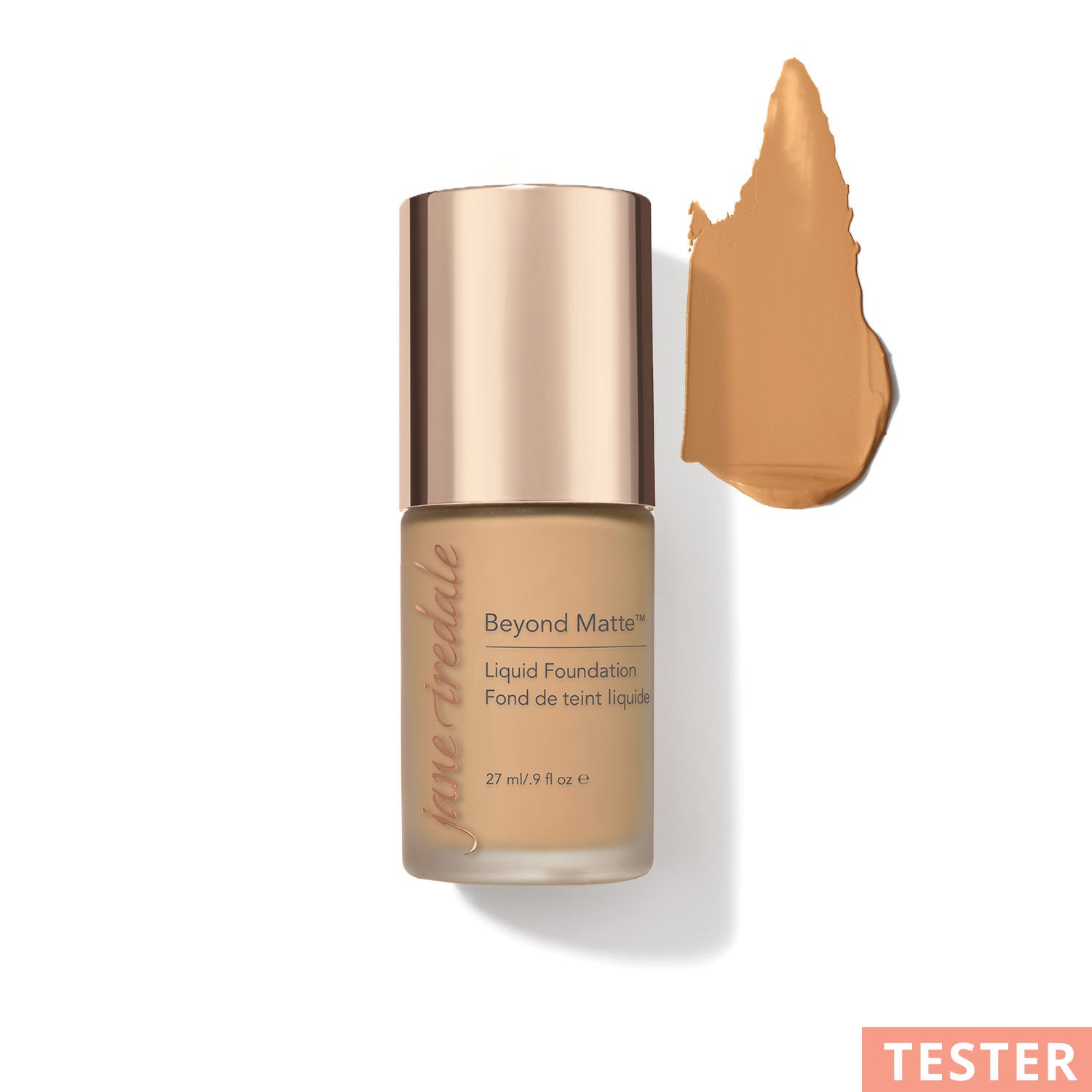 jane iredale - Beyond Matte Liquid Foundation - M9 - TESTER - Flüssige Foundation - jane iredale Mineral Make-up - Care Concept Onlineshop - Vertrieb für Premium Wirkstoffkosmetik