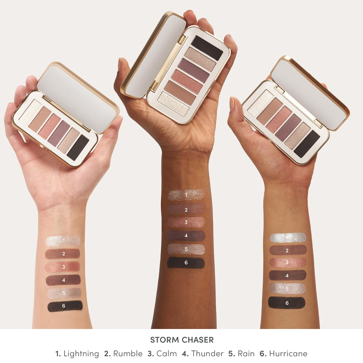 jane iredale - Storm Chaser Eye Shadow Kit (Auslaufartikel) - Lidschatten-Kit - jane iredale Mineral Make-up - Care Concept Onlineshop - Vertrieb für Premium Wirkstoffkosmetik