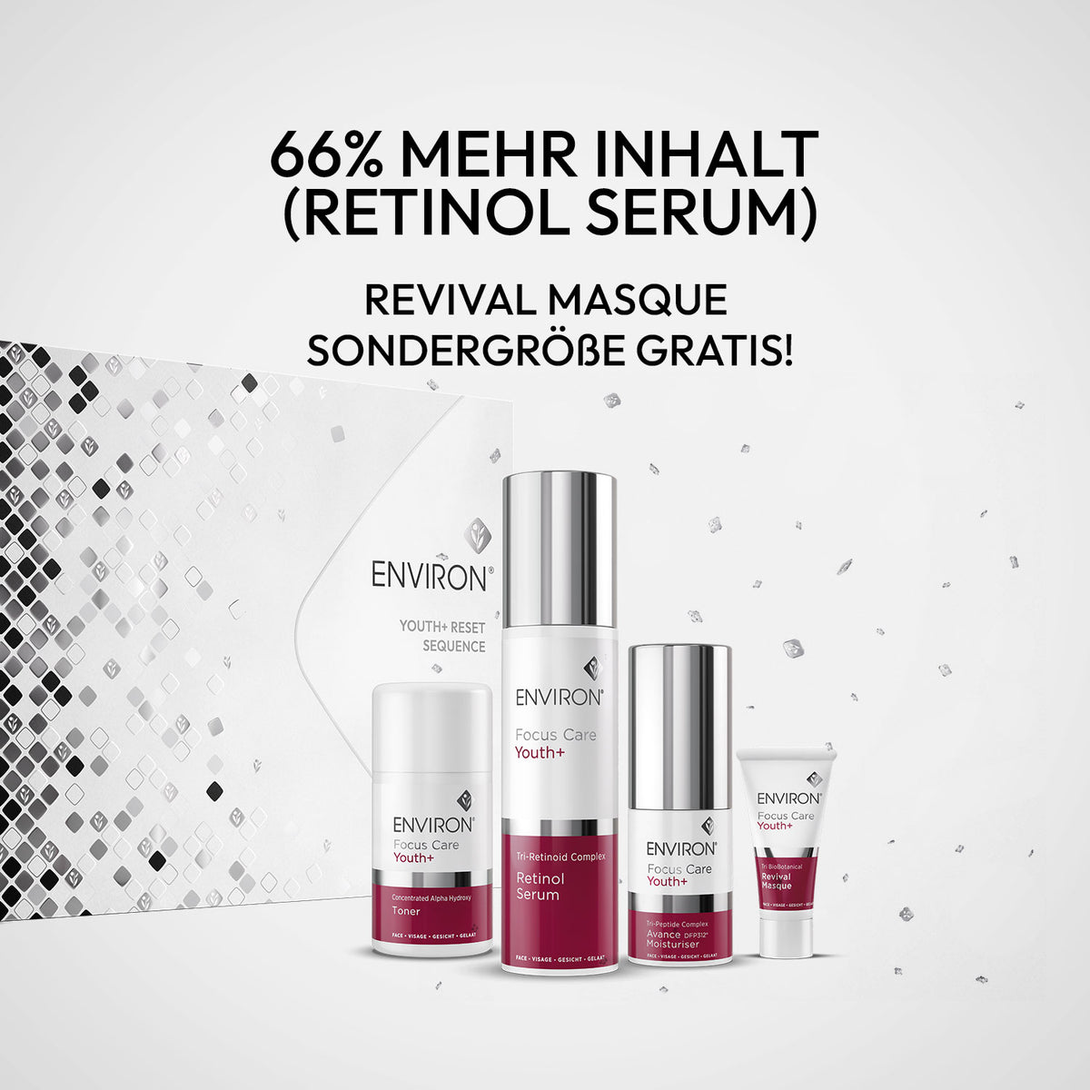 ENVIRON - Focus Care Youth+ Reset Sequence - Limited Edition - Feuchtigkeitspflege - Environ Skin Care - Care Concept Onlineshop - Vertrieb für Premium Wirkstoffkosmetik
