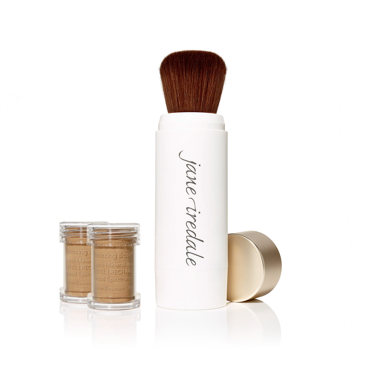 jane iredale - Amazing Base Refillable Brush - Autumn - 3er Refill (Auslaufartikel) - Make-up Pinsel Refill - jane iredale Mineral Make-up - Care Concept Onlineshop - Vertrieb für Premium Wirkstoffkosmetik