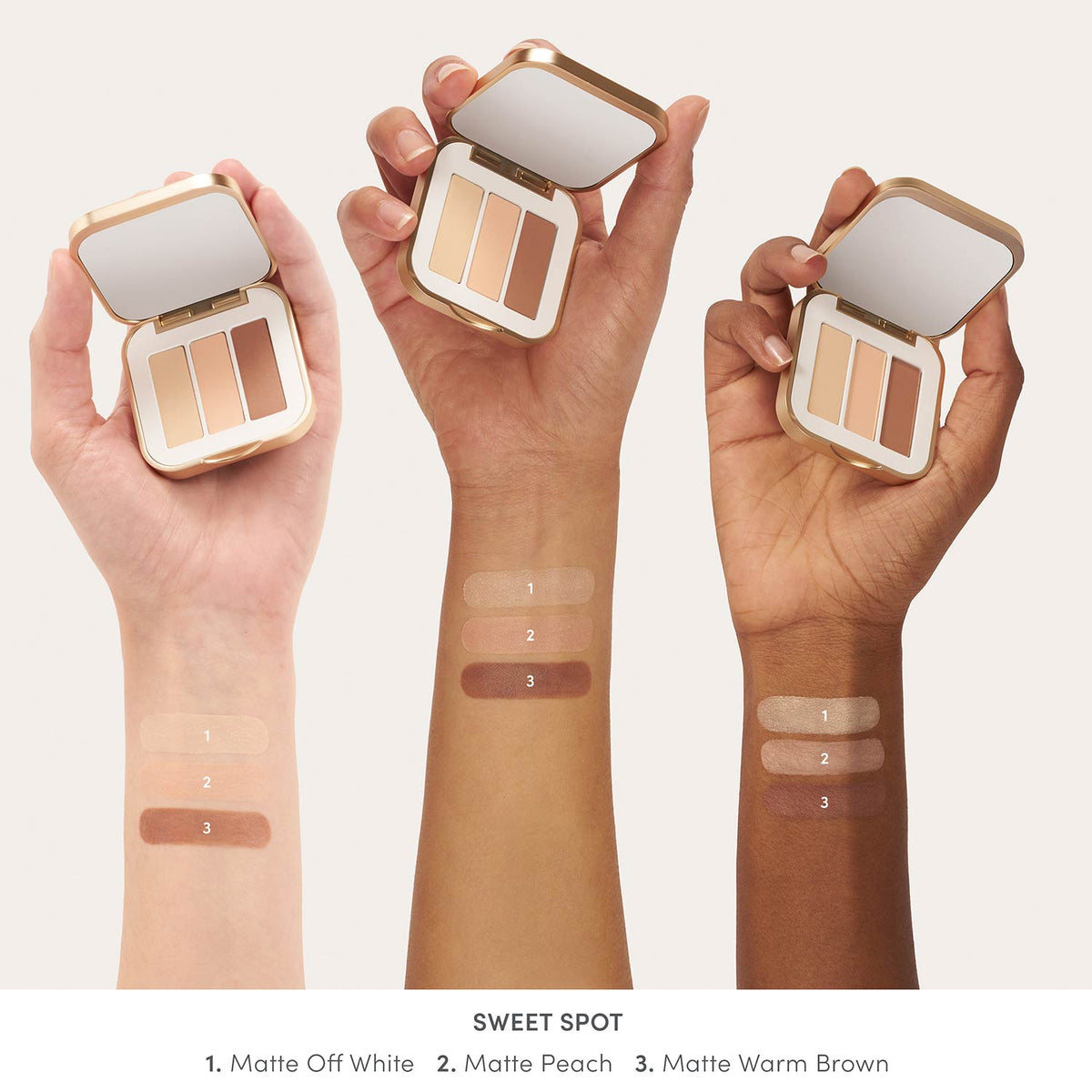 jane iredale - Triple Eye Shadow - Sweet Spot - TESTER - Lidschatten - jane iredale Mineral Make-up - Care Concept Onlineshop - Vertrieb für Premium Wirkstoffkosmetik