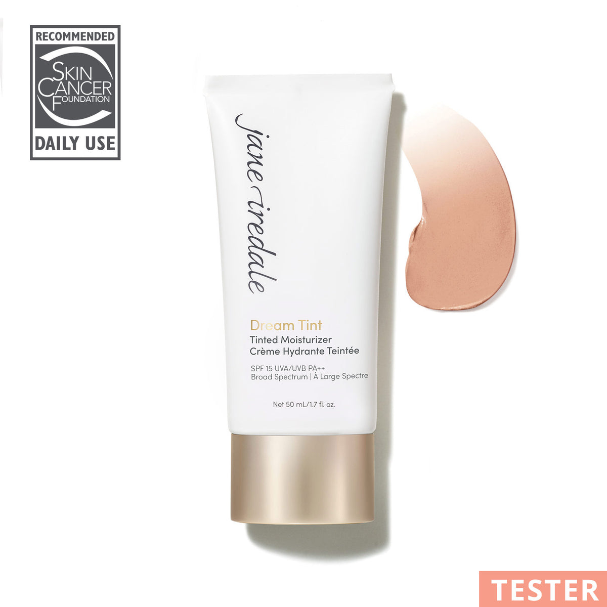 jane iredale - Dream Tint - Peach Brightener - TESTER - Getönte Feuchtigkeitscreme - jane iredale Mineral Make-up - Care Concept Onlineshop - Vertrieb für Premium Wirkstoffkosmetik