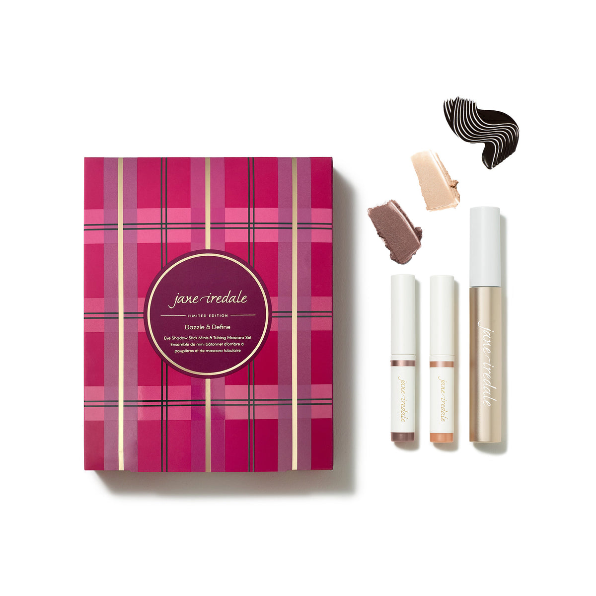 jane iredale - Dazzle & Define Eye Shadow Stick Mini & Tubing Mascara Set - Limited Edition - Make-up Kit - jane iredale Mineral Make-up - Care Concept Onlineshop - Vertrieb für Premium Wirkstoffkosmetik