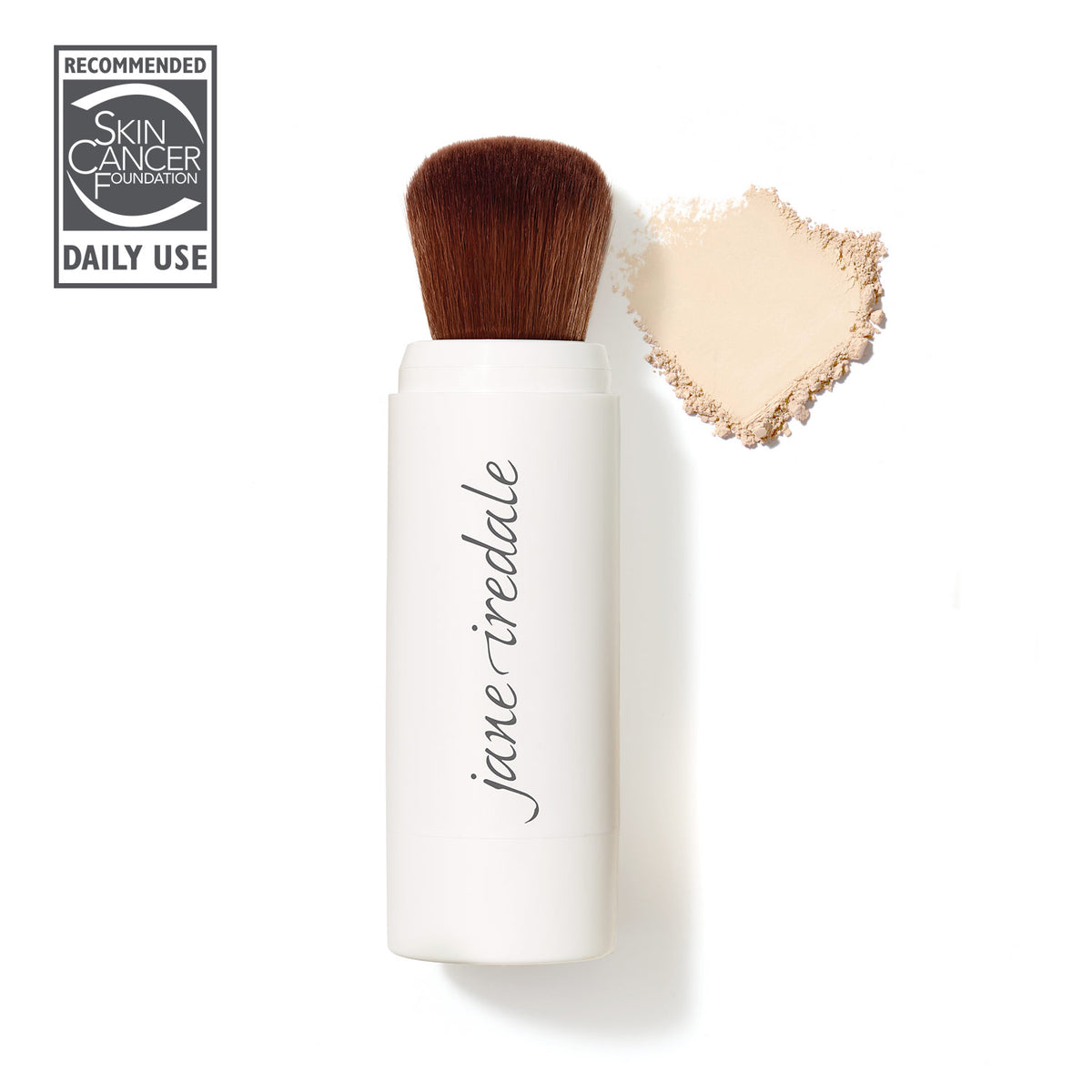 jane iredale - Amazing Base Refillable Brush - Ivory (Auslaufartikel) - Nachfüllbarer Make-up Pinsel - jane iredale Mineral Make-up - Care Concept Onlineshop - Vertrieb für Premium Wirkstoffkosmetik