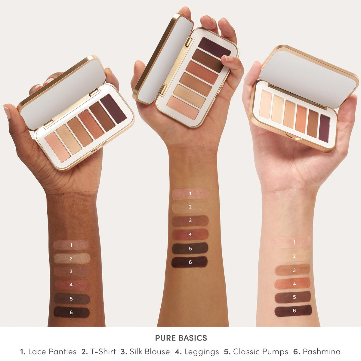 jane iredale - Pure Basics Eye Shadow Kit (Auslaufartikel) - Lidschatten-Kit - jane iredale Mineral Make-up - Care Concept Onlineshop - Vertrieb für Premium Wirkstoffkosmetik