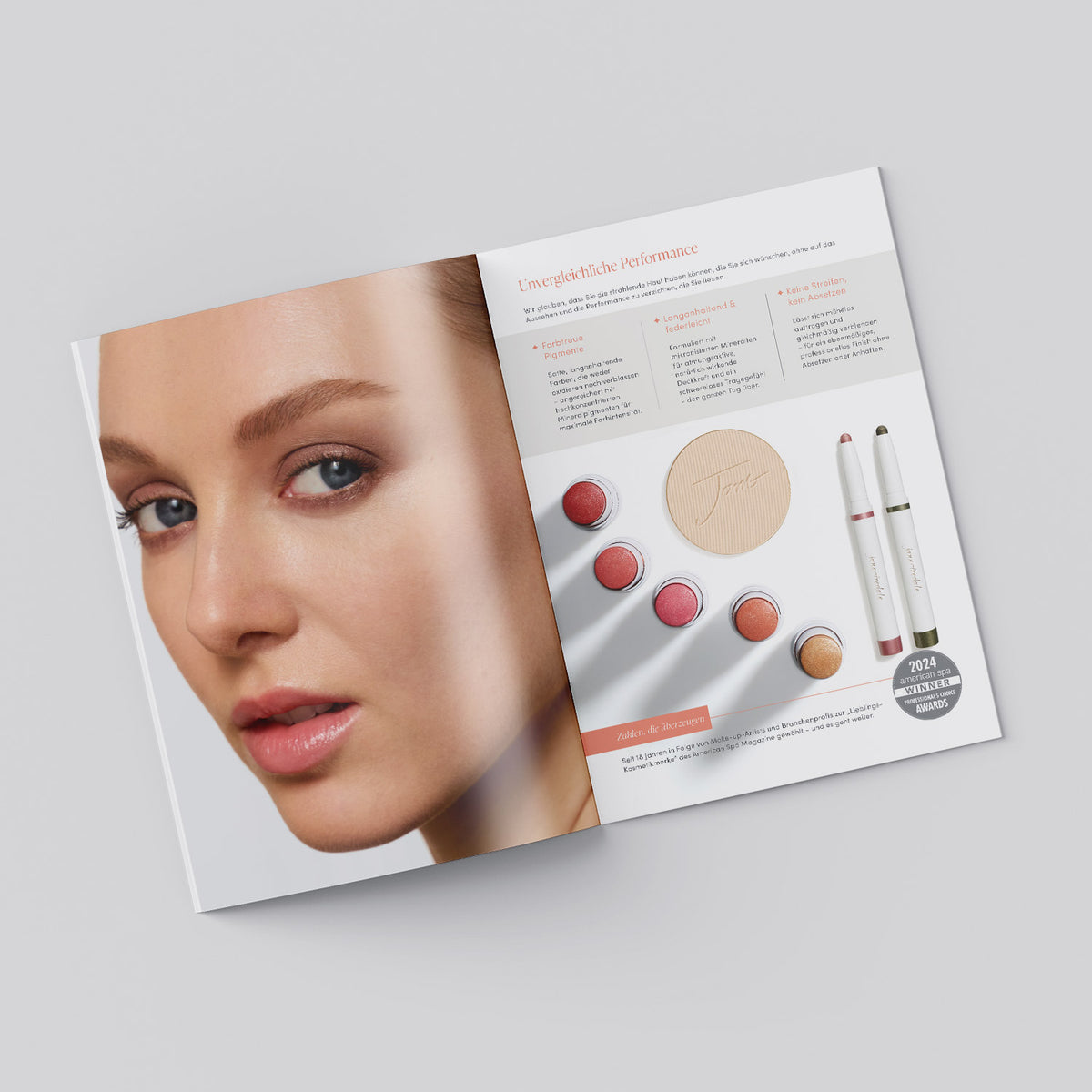 jane iredale - Markenbroschüre - Broschüre - Care Concept GmbH - Care Concept Onlineshop - Vertrieb für Premium Wirkstoffkosmetik