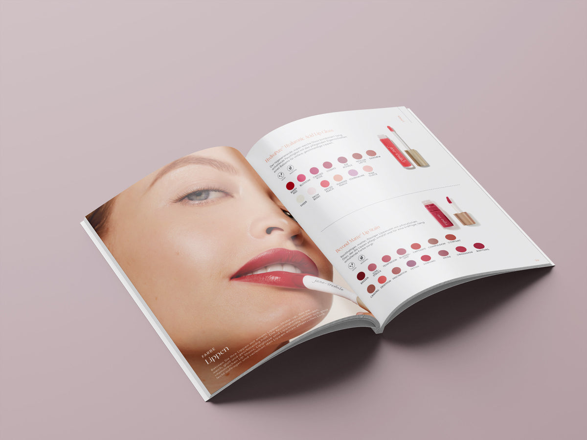 Care Concept Onlineshop - jane iredale - Werbemittel Color Chart