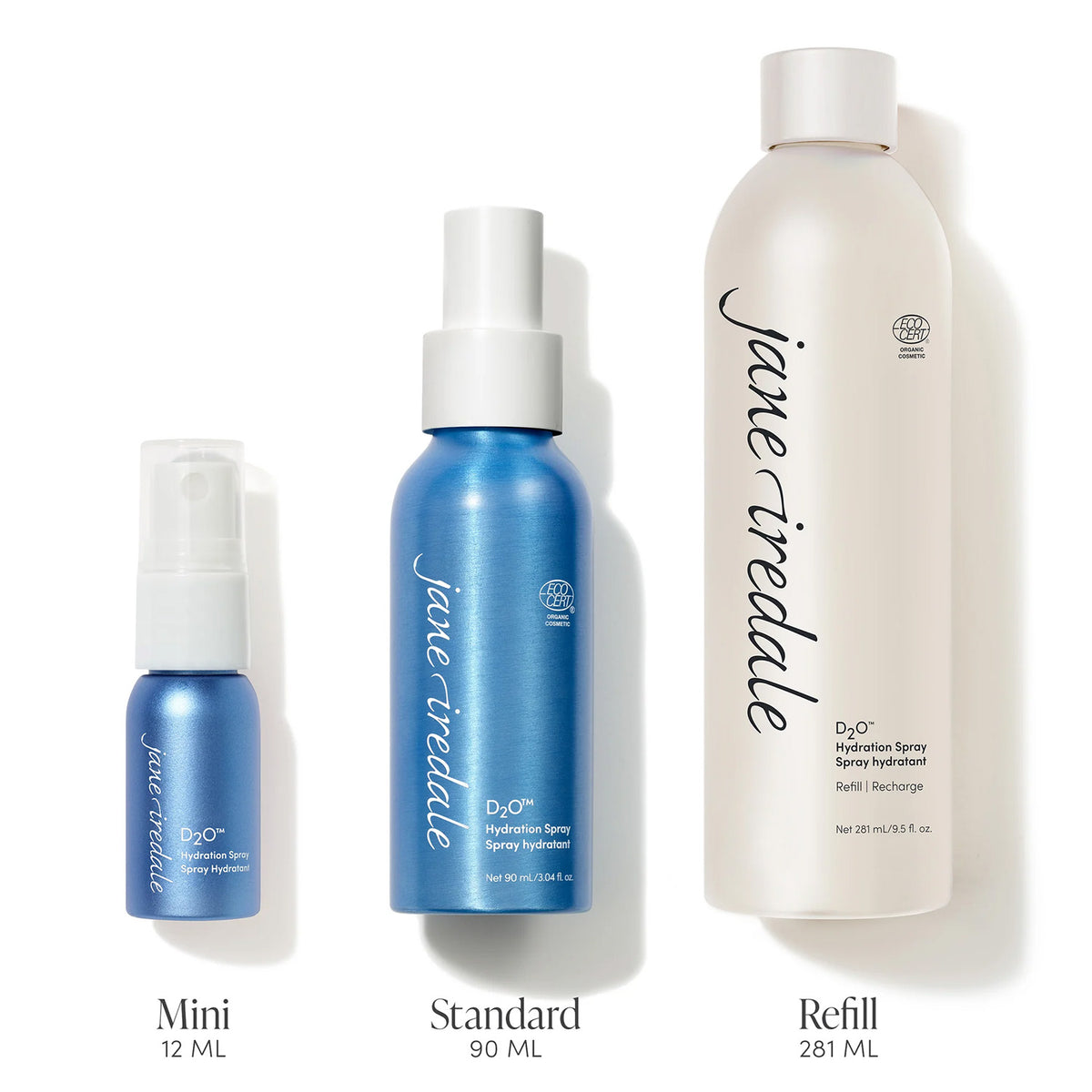 jane iredale - D2O Hydration Spray - Feuchtigkeitsspray - jane iredale Mineral Make-up - Care Concept Onlineshop - Vertrieb für Premium Wirkstoffkosmetik