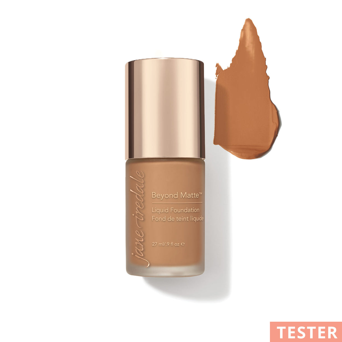 jane iredale - Beyond Matte Liquid Foundation - M13 - TESTER - Flüssige Foundation - jane iredale Mineral Make-up - Care Concept Onlineshop - Vertrieb für Premium Wirkstoffkosmetik