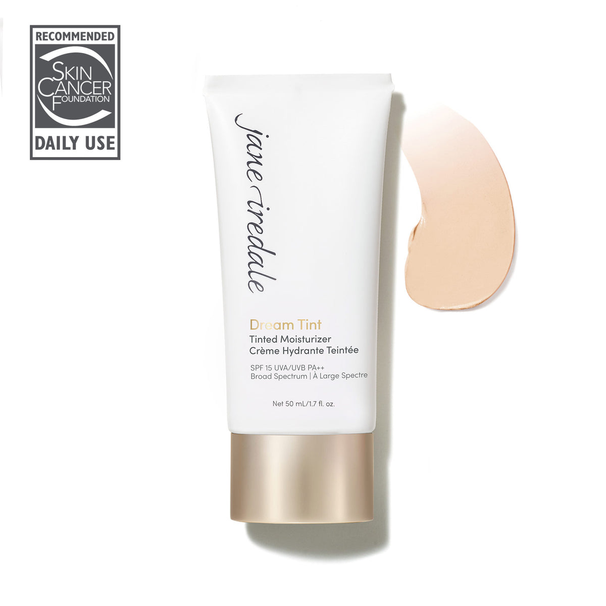 jane iredale - Dream Tint - Light - Getönte Feuchtigkeitscreme - jane iredale Mineral Make-up - Care Concept Onlineshop - Vertrieb für Premium Wirkstoffkosmetik