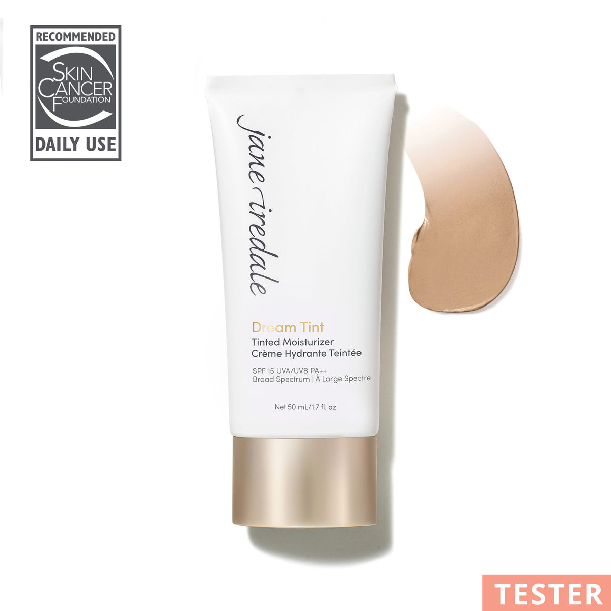 jane iredale - Dream Tint - Medium Dark - TESTER - Getönte Feuchtigkeitscreme - jane iredale Mineral Make-up - Care Concept Onlineshop - Vertrieb für Premium Wirkstoffkosmetik