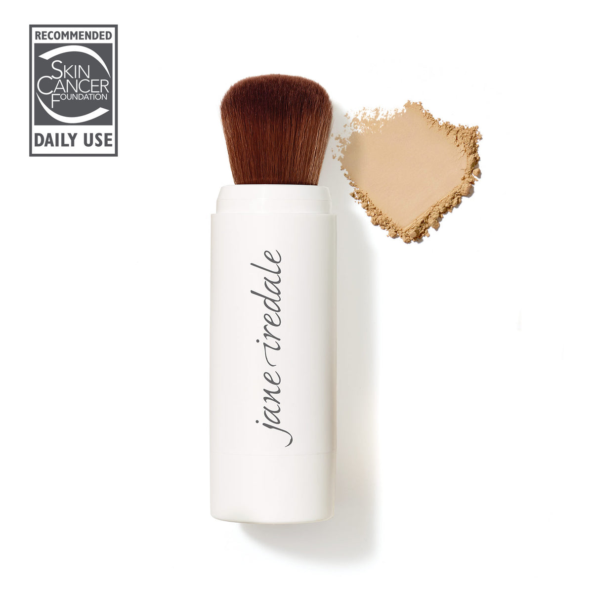 jane iredale - Amazing Base Refillable Brush - Warm Sienna (Auslaufartikel) - Nachfüllbarer Make-up Pinsel - jane iredale Mineral Make-up - Care Concept Onlineshop - Vertrieb für Premium Wirkstoffkosmetik