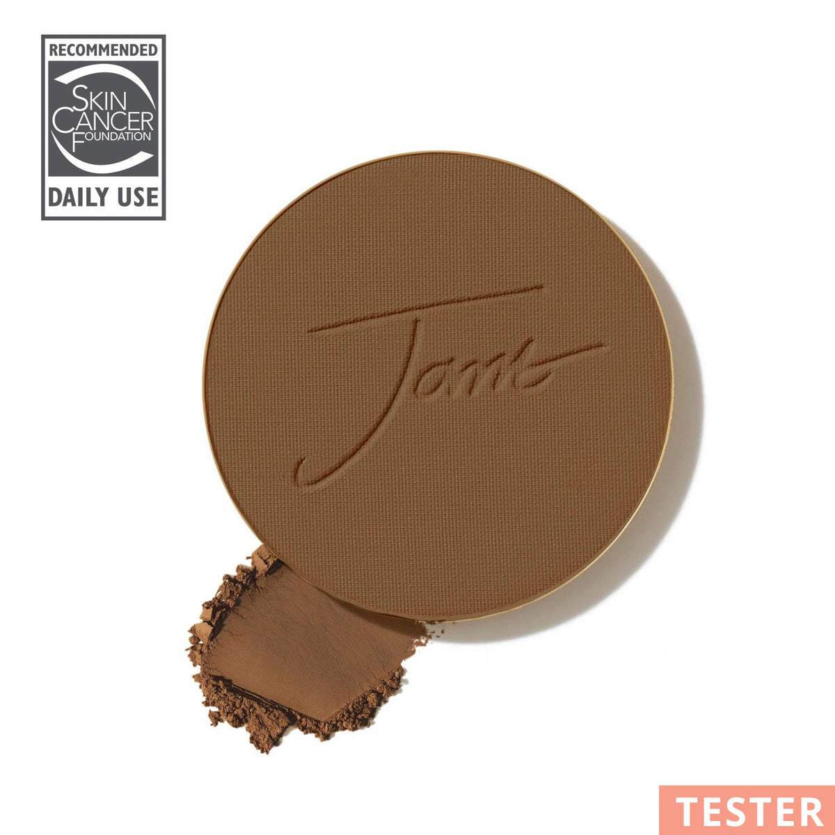 jane iredale - Pressed Powder Refill - Mahogany - TESTER - Gepresstes Puder - jane iredale Mineral Make-up - Care Concept Onlineshop - Vertrieb für Premium Wirkstoffkosmetik