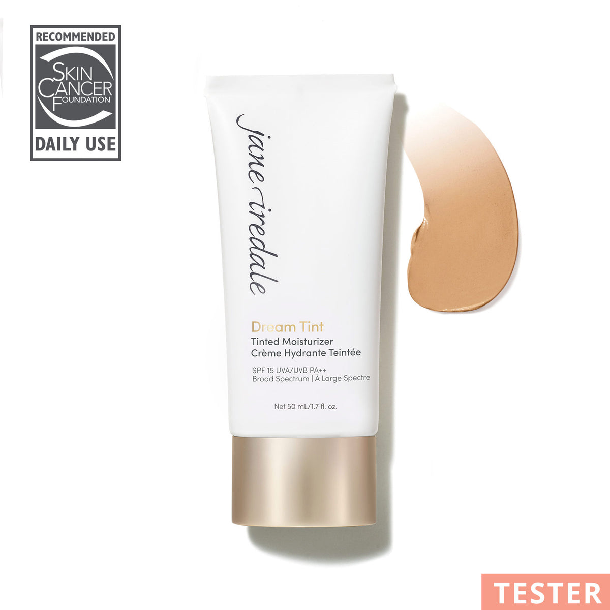 jane iredale - Dream Tint - Medium - TESTER - Getönte Feuchtigkeitscreme - jane iredale Mineral Make-up - Care Concept Onlineshop - Vertrieb für Premium Wirkstoffkosmetik