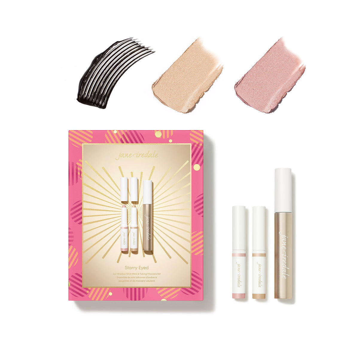 jane iredale - Starry Eyed Eye Shadow Stick Minis & Tubing Mascara Set - Limited Edition - Make-up Kit - jane iredale Mineral Make-up - Care Concept Onlineshop - Vertrieb für Premium Wirkstoffkosmetik