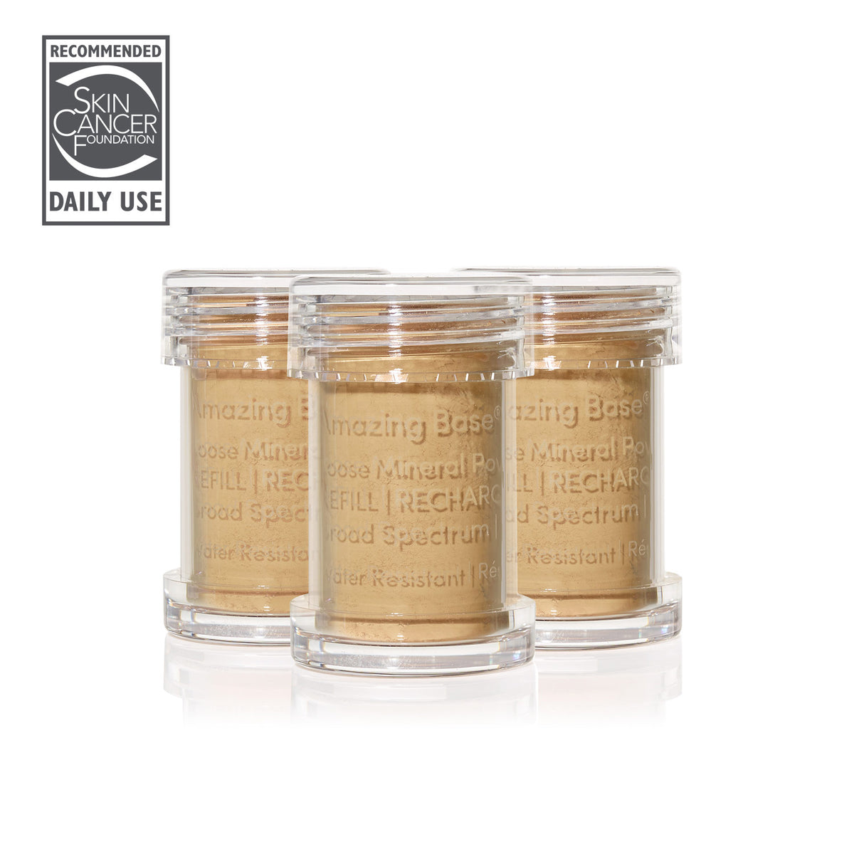 jane iredale - Amazing Base Refillable Brush - Latte - 3er Refill (Auslaufartikel) - Make-up Pinsel Refill - jane iredale Mineral Make-up - Care Concept Onlineshop - Vertrieb für Premium Wirkstoffkosmetik
