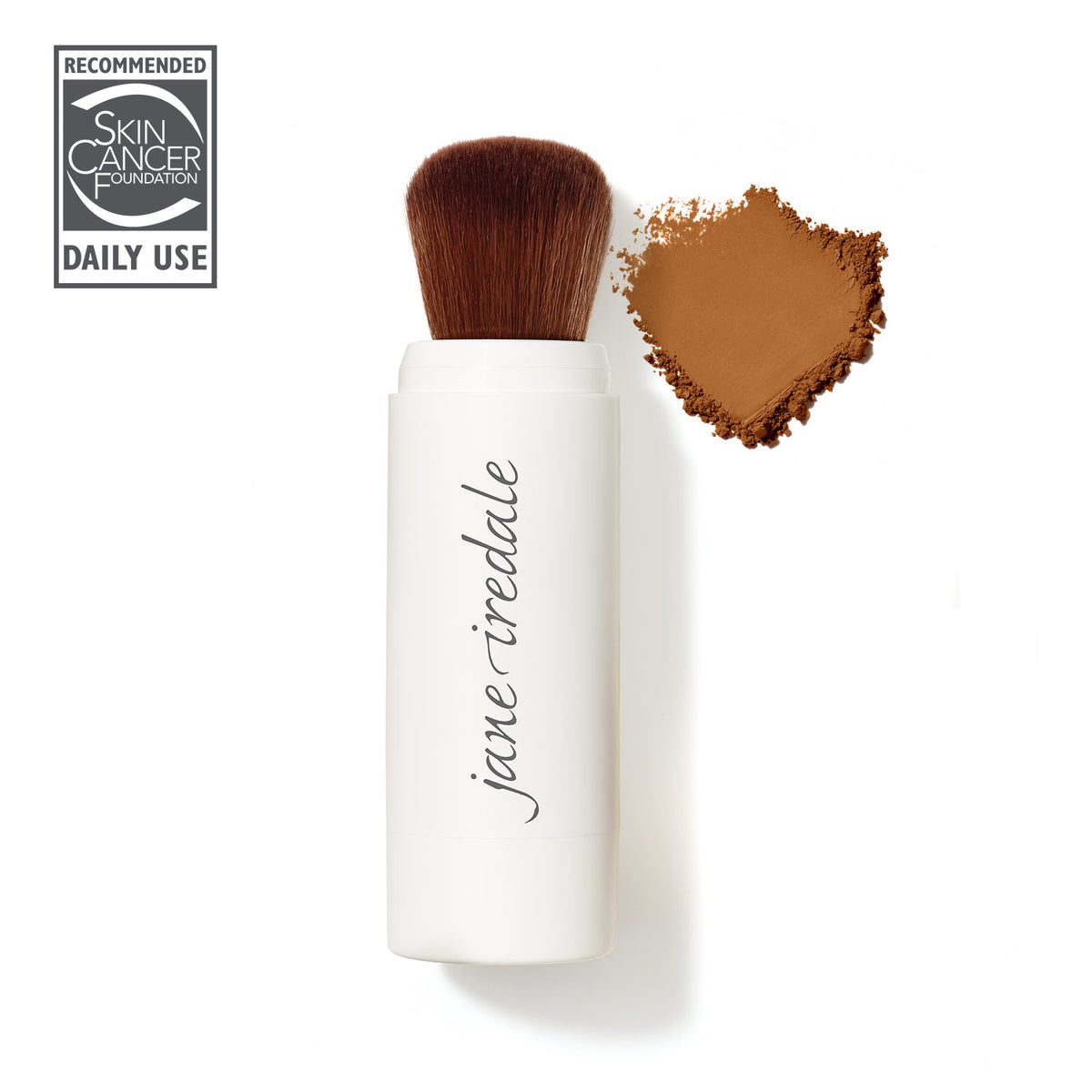 jane iredale - Amazing Base Refillable Brush - Warm Brown (Auslaufartikel) - Nachfüllbarer Make-up Pinsel - jane iredale Mineral Make-up - Care Concept Onlineshop - Vertrieb für Premium Wirkstoffkosmetik