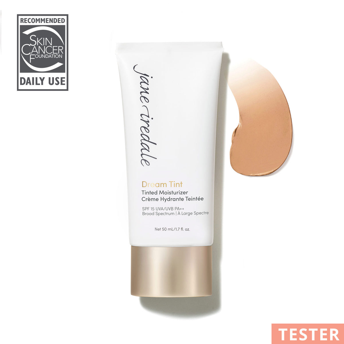 jane iredale - Dream Tint - Warm Bronze - TESTER - Getönte Feuchtigkeitscreme - jane iredale Mineral Make-up - Care Concept Onlineshop - Vertrieb für Premium Wirkstoffkosmetik