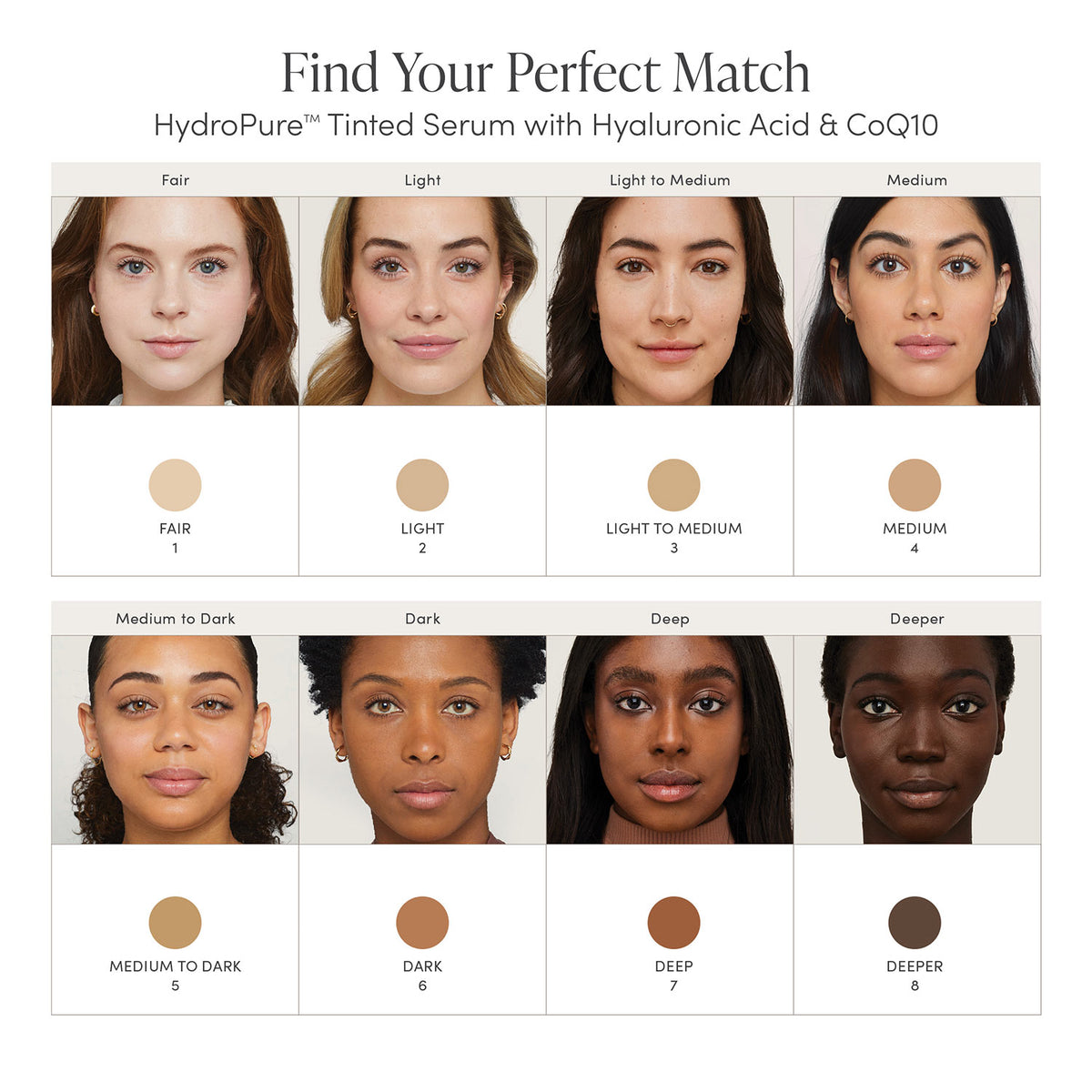 jane iredale - HydroPure Tinted Serum 3 - Light to Medium - TESTER - Flüssige Foundation - jane iredale Mineral Make-up - Care Concept Onlineshop - Vertrieb für Premium Wirkstoffkosmetik