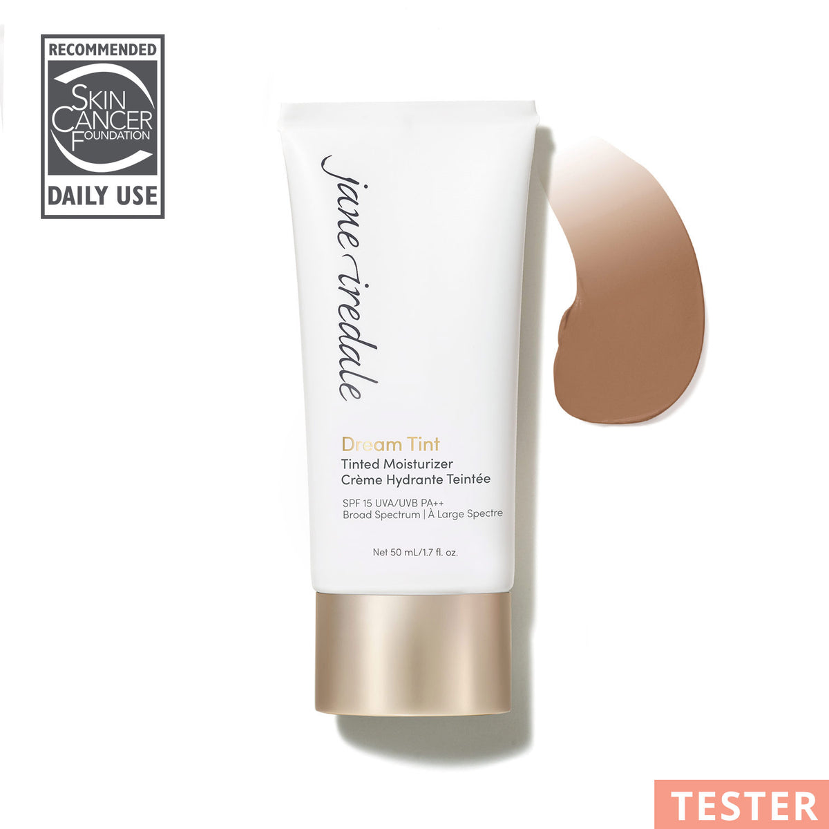 jane iredale - Dream Tint - Dark - TESTER - Getönte Feuchtigkeitscreme - jane iredale Mineral Make-up - Care Concept Onlineshop - Vertrieb für Premium Wirkstoffkosmetik
