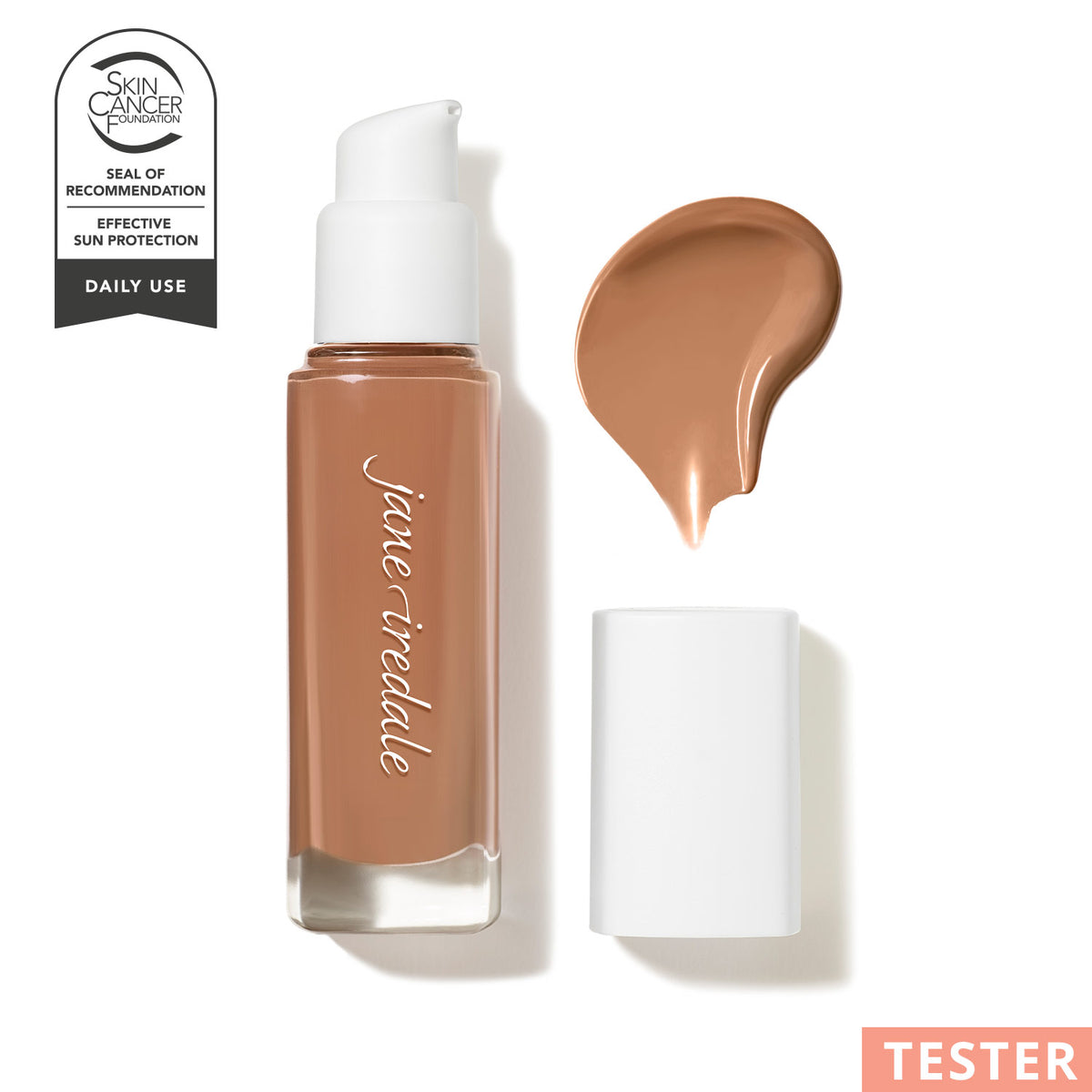 jane iredale - Skintuition SPF 30 Radiance-Boosting Liquid Foundation - 52 Medium Dark - TESTER - Flüssige Foundation - jane iredale Mineral Make-up - Care Concept Onlineshop - Vertrieb für Premium Wirkstoffkosmetik